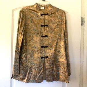 Oriental silk jacket